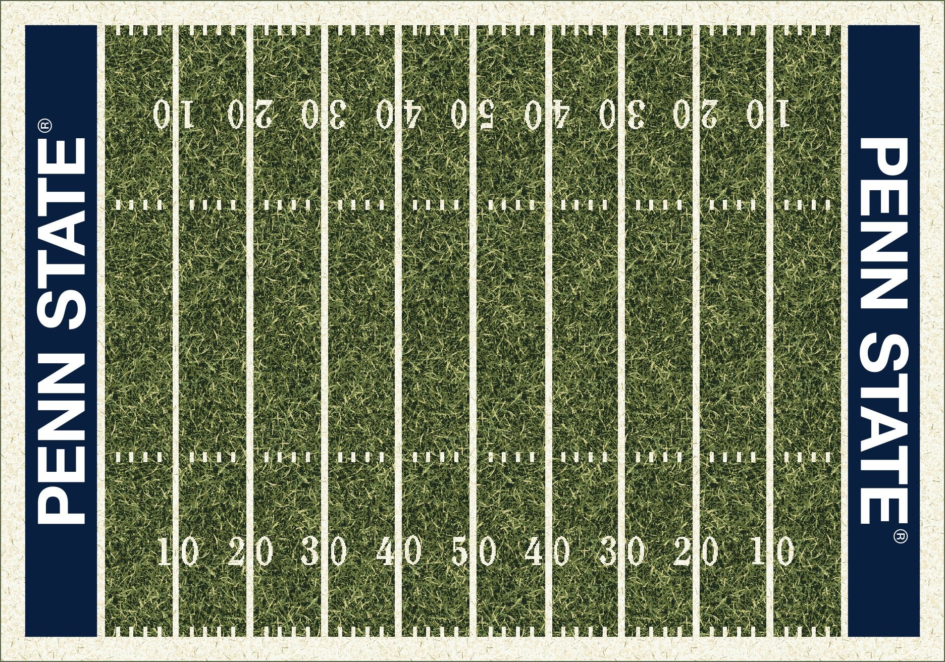 Penn State Nittany Lions Homefield Rug - Officially Licensed NCAA Area Rug