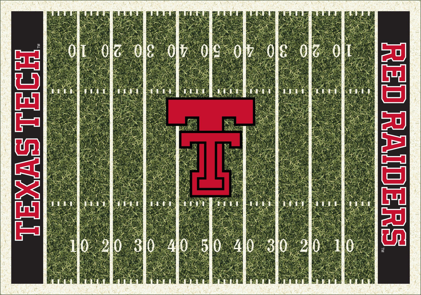 Texas Tech Red Raiders Homefield Rug - Officially Licensed NCAA Area Rug