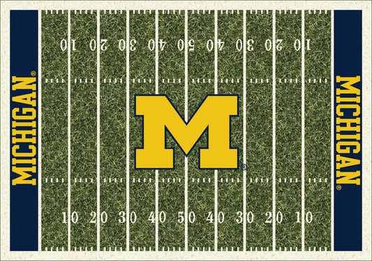 Michigan Wolverines Homefield Rug - Officially Licensed NCAA Area Rug
