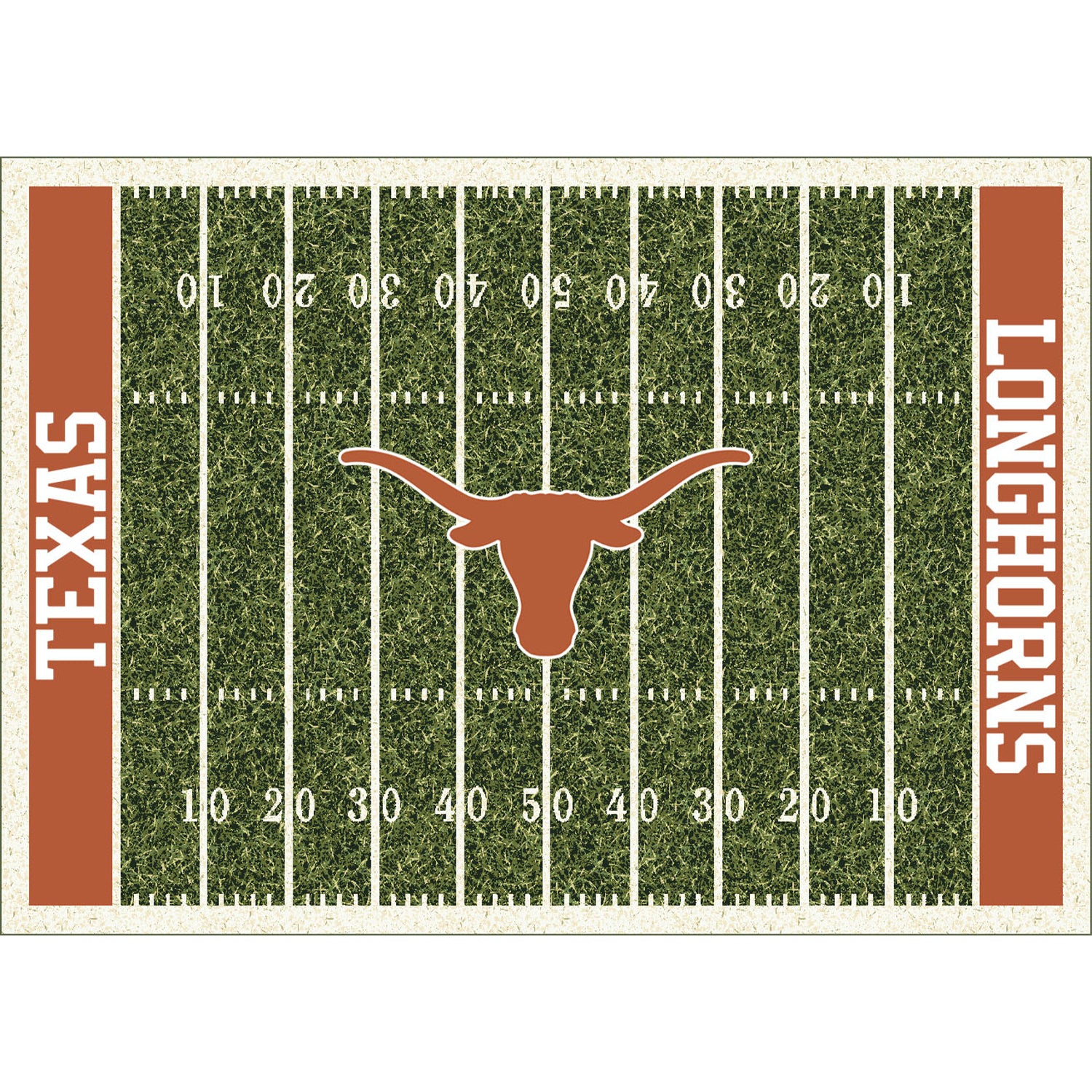 Texas Longhorns Homefield Rug - Officially Licensed NCAA Area Rug