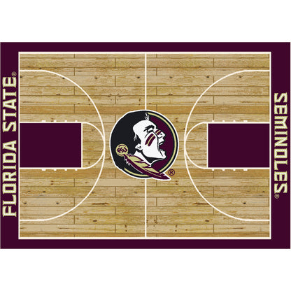 Florida State Seminoles Courtside Rug - Officially Licensed NCAA Area Rug