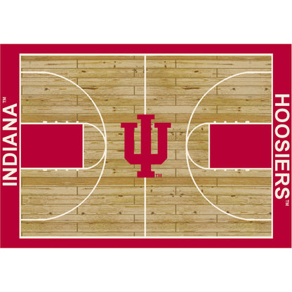 Indiana Hoosiers Courtside Rug - Officially Licensed NCAA Area Rug