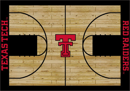 Texas Tech Red Raiders Courtside Rug - Officially Licensed NCAA Area Rug