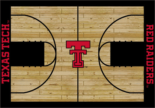 Texas Tech Red Raiders Courtside Rug - Officially Licensed NCAA Area Rug