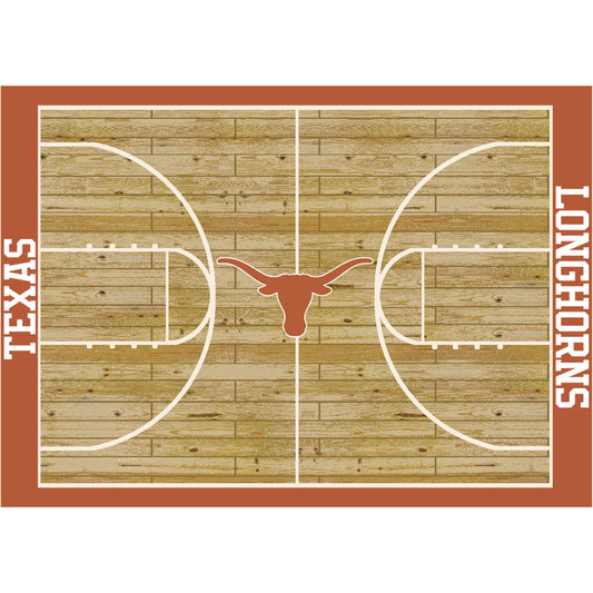 Texas Longhorns Courtside Rug - Officially Licensed NCAA Area Rug