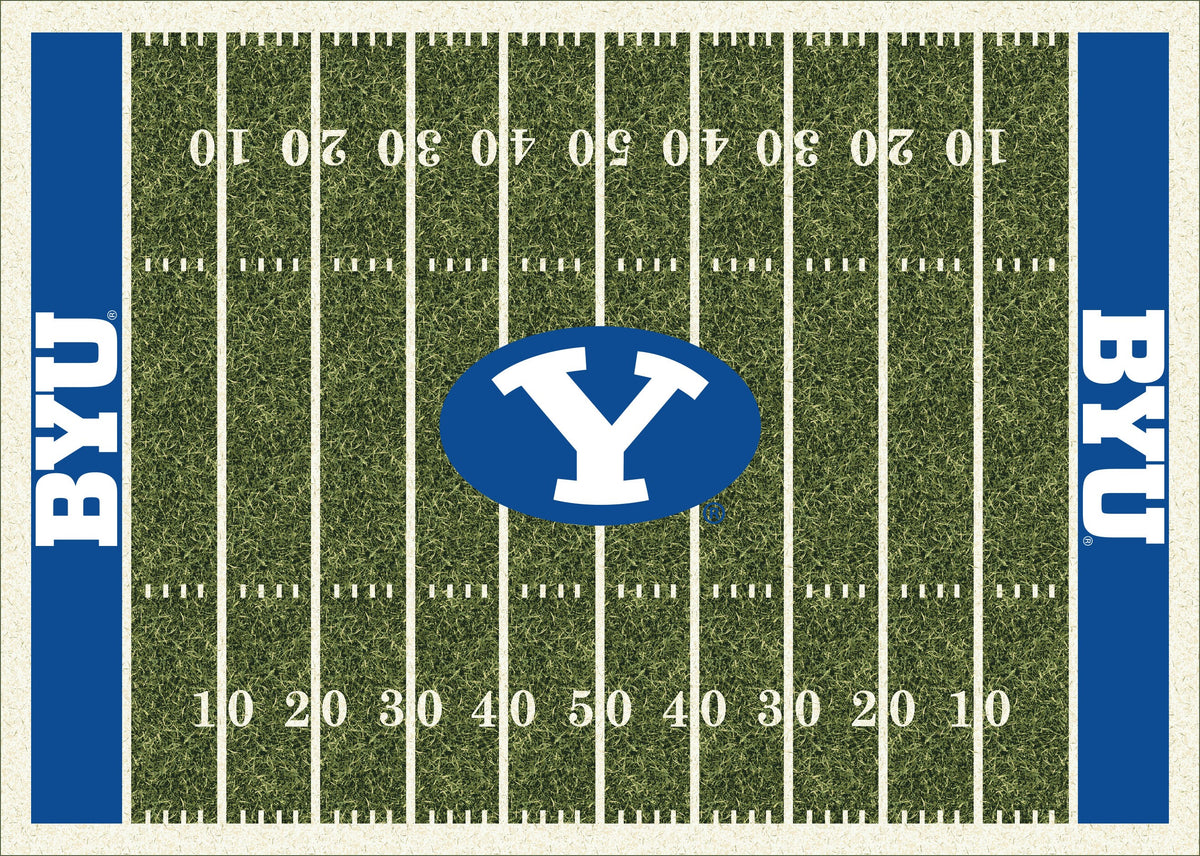 BYU Cougars Homefield Rug - Officially Licensed NCAA Area Rug