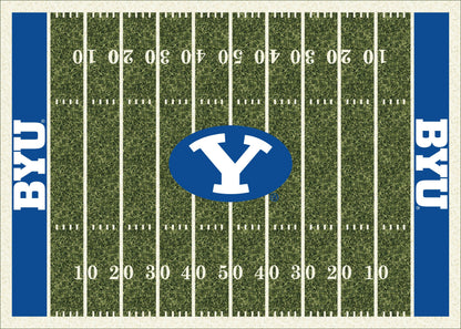BYU Cougars Homefield Rug - Officially Licensed NCAA Area Rug
