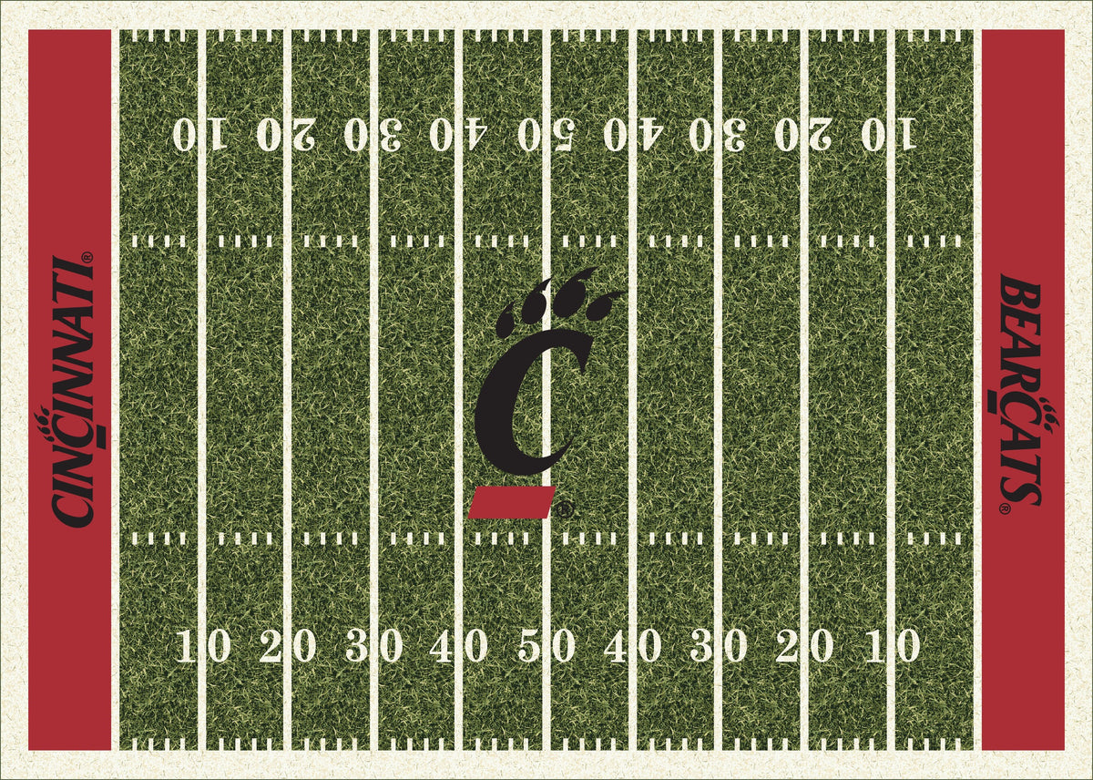 Cincinnati Bearcats Homefield Rug - Officially Licensed NCAA Area Rug
