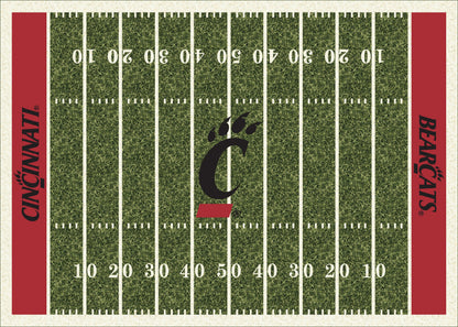 Cincinnati Bearcats Homefield Rug - Officially Licensed NCAA Area Rug