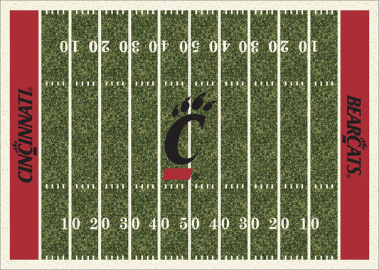Cincinnati Bearcats Homefield Rug - Officially Licensed NCAA Area Rug