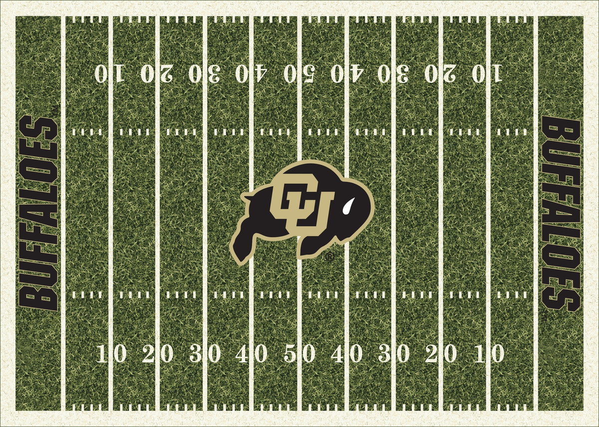 Colorado Buffaloes Homefield Rug - Officially Licensed NCAA Area Rug