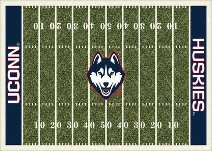 Connecticut Huskies Homefield Rug - Officially Licensed NCAA Area Rug