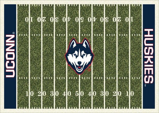 Connecticut Huskies Homefield Rug - Officially Licensed NCAA Area Rug