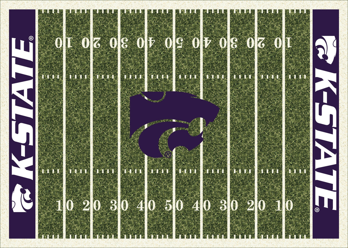Kansas State Wildcats Homefield Rug - Officially Licensed NCAA Area Rug