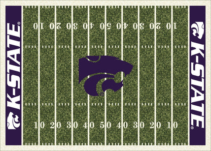 Kansas State Wildcats Homefield Rug - Officially Licensed NCAA Area Rug