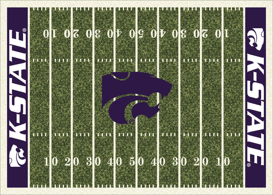 Kansas State Wildcats Homefield Rug - Officially Licensed NCAA Area Rug
