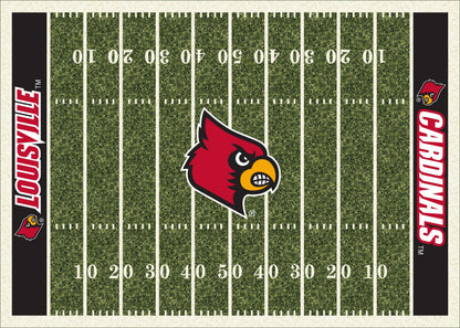 Louisville Cardinals Homefield Rug - Officially Licensed NCAA Area Rug