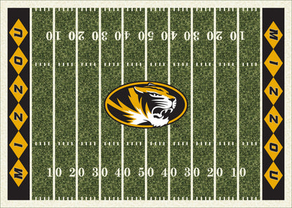 Missouri Tigers Homefield Rug - Officially Licensed NCAA Area Rug