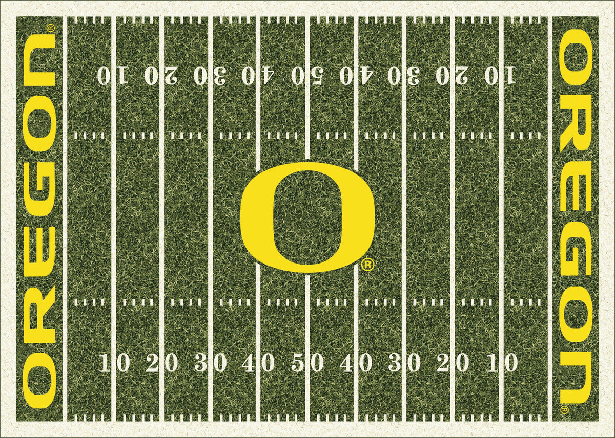 Oregon Ducks Homefield Rug - Officially Licensed NCAA Area Rug