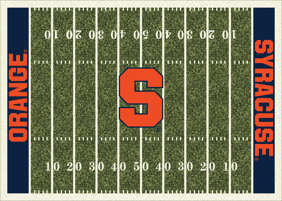 Syracuse Orange Homefield Rug - Officially Licensed NCAA Area Rug