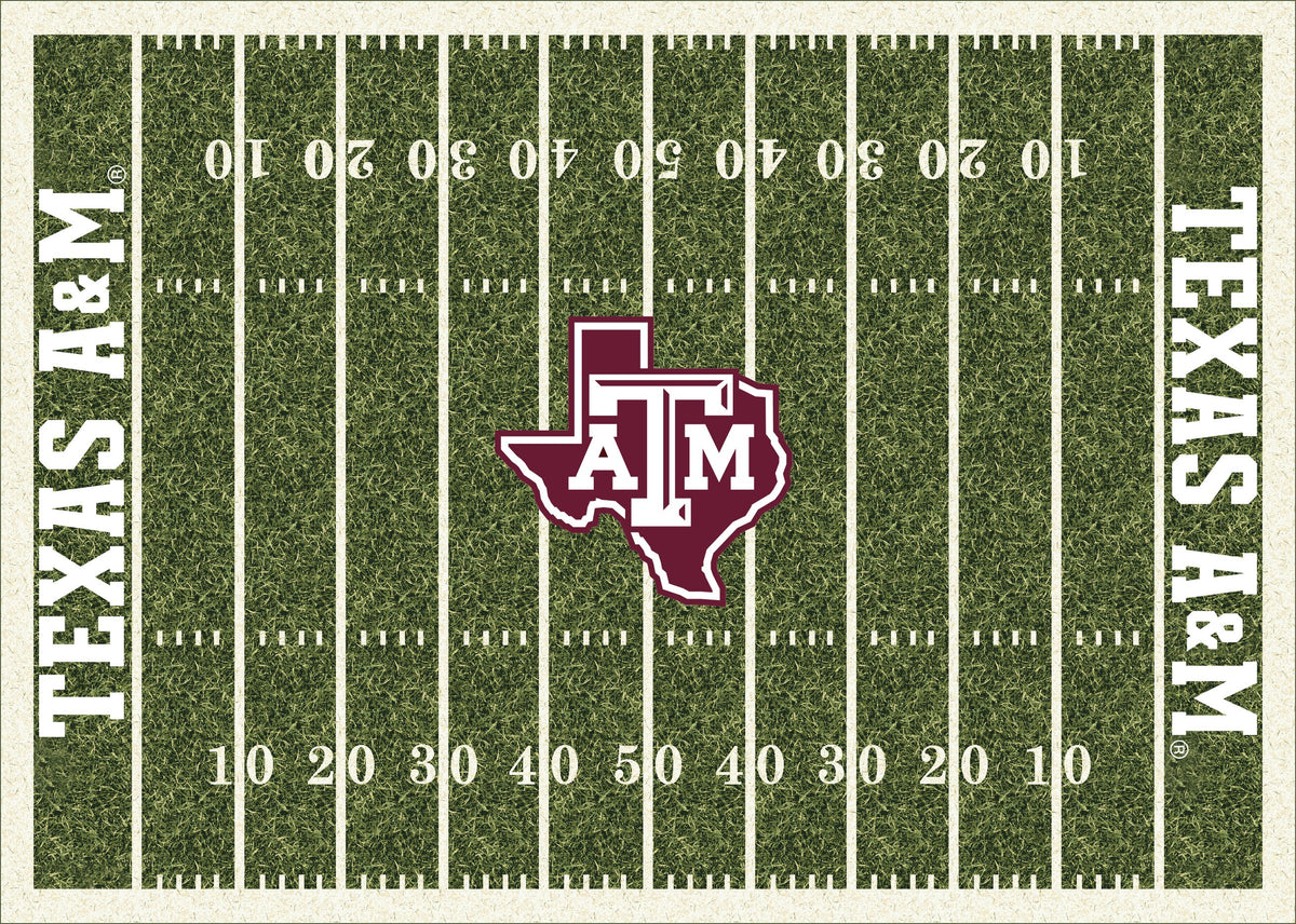 Texas A&M Aggies Homefield Rug - Officially Licensed NCAA Area Rug