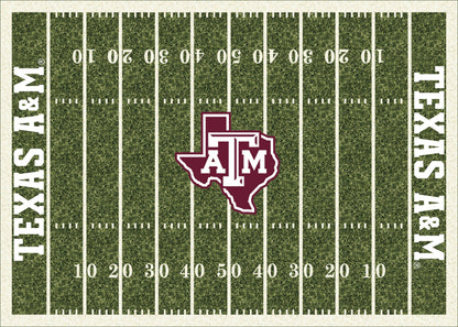 Texas A&M Aggies Homefield Rug - Officially Licensed NCAA Area Rug