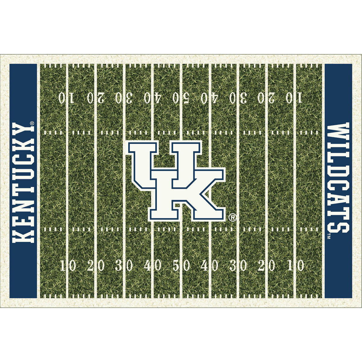 Kentucky Wildcats Homefield Rug - Officially Licensed NCAA Area Rug