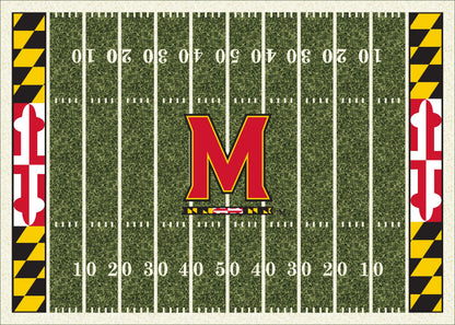 Maryland Terrapins Homefield Rug - Officially Licensed NCAA Area Rug