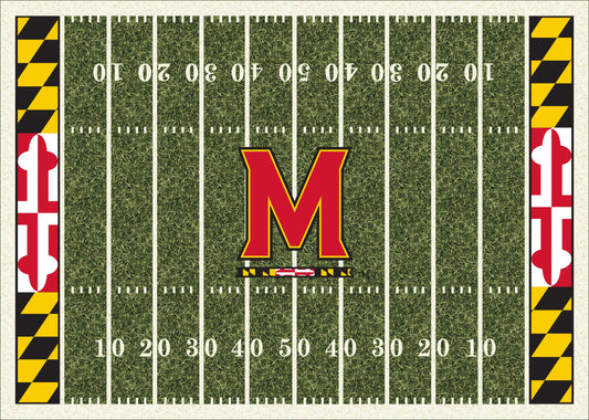 Maryland Terrapins Homefield Rug - Officially Licensed NCAA Area Rug