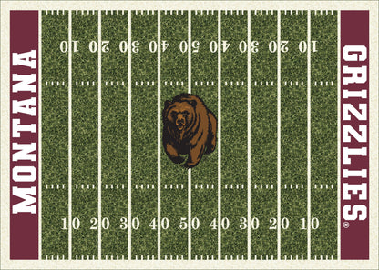 Montana Grizzlies Homefield Rug - Officially Licensed NCAA Area Rug