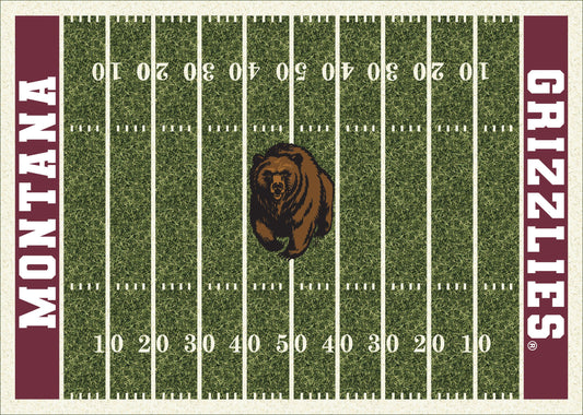Montana Grizzlies Homefield Rug - Officially Licensed NCAA Area Rug