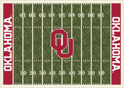 Oklahoma Sooners Homefield Rug - Officially Licensed NCAA Area Rug