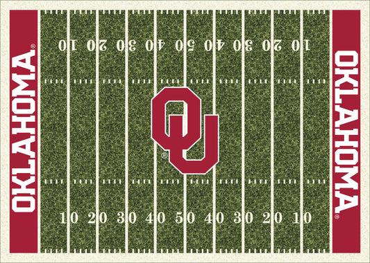 Oklahoma Sooners Homefield Rug - Officially Licensed NCAA Area Rug