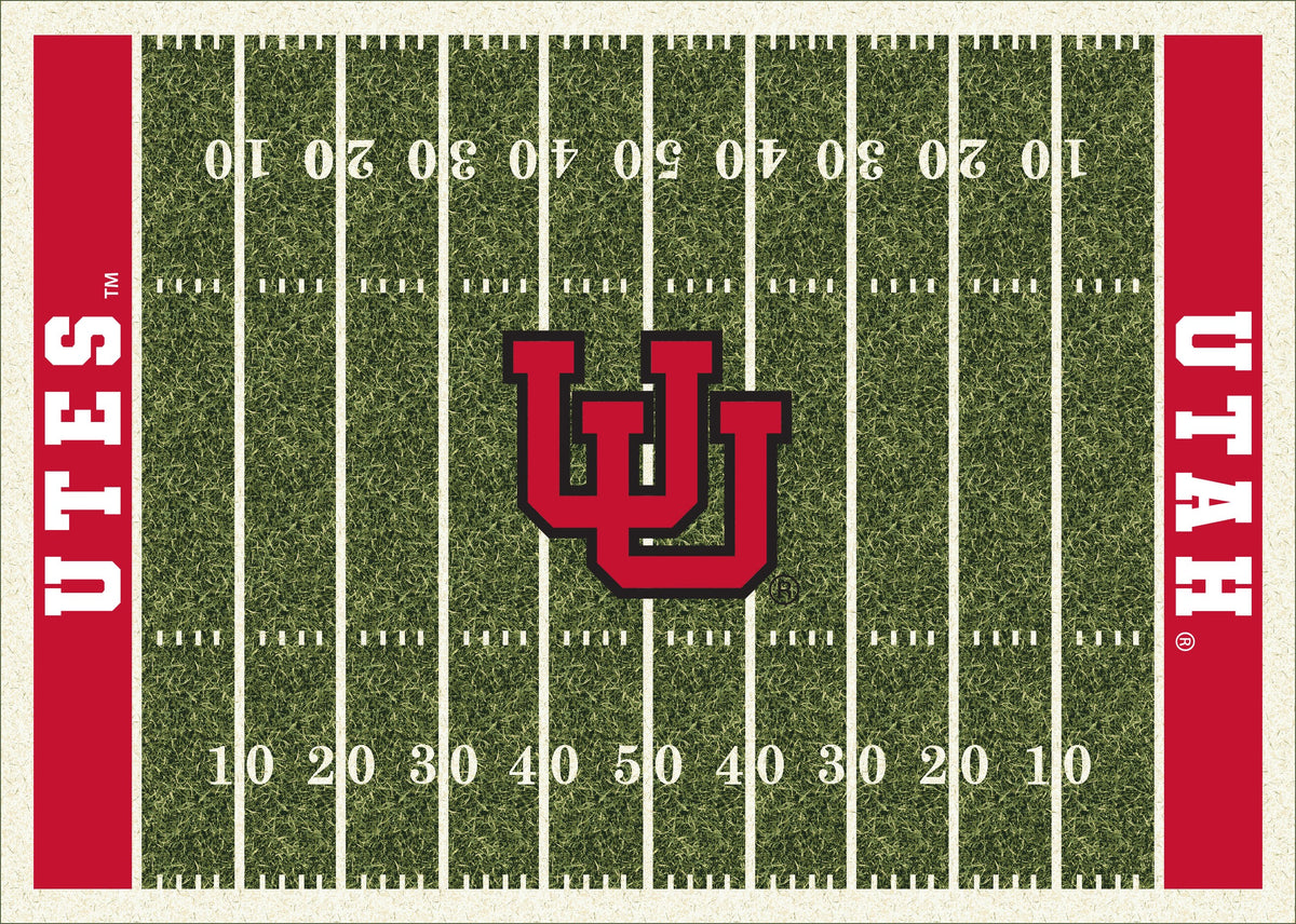 Utah Utes Homefield Rug - Officially Licensed NCAA Area Rug