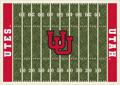 Utah Utes Homefield Rug - Officially Licensed NCAA Area Rug