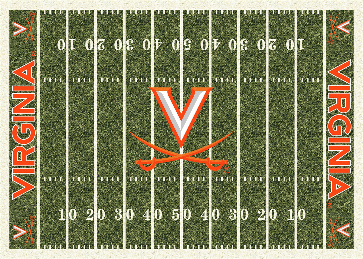 Virginia Cavaliers Homefield Rug - Officially Licensed NCAA Area Rug
