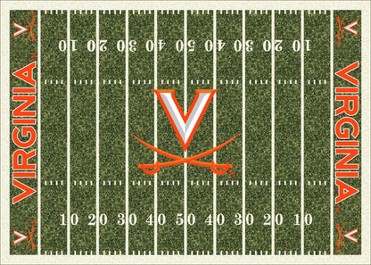 Virginia Cavaliers Homefield Rug - Officially Licensed NCAA Area Rug