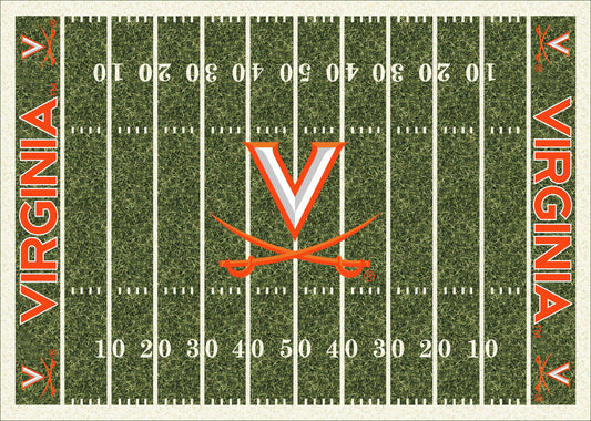 Virginia Cavaliers Homefield Rug - Officially Licensed NCAA Area Rug
