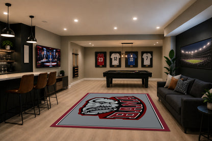 Alabama Crimson Tide Spirit Rug in Room Setting - Officially Licensed NCAA Area Rug
