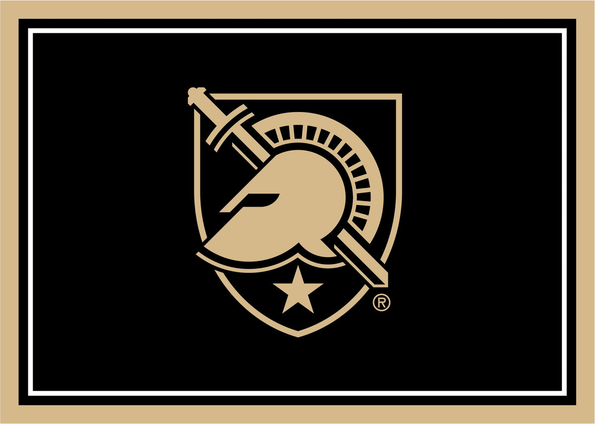 Army Black Knights Spirit Rug - Officially Licensed NCAA Area Rug