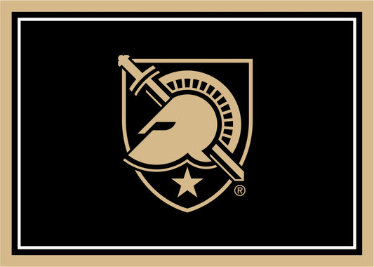 Army Black Knights Spirit Rug - Officially Licensed NCAA Area Rug