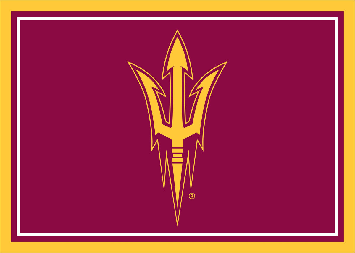 Arizona State Sun Devils Spirit Rug - Officially Licensed NCAA Area Rug