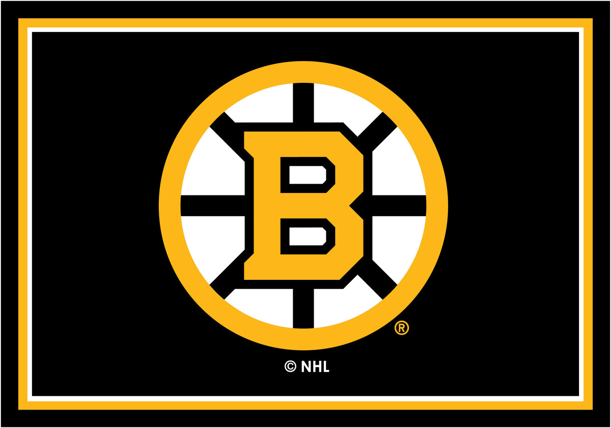 Boston Bruins Spirit Rug - Officially Licensed NHL Area Rug