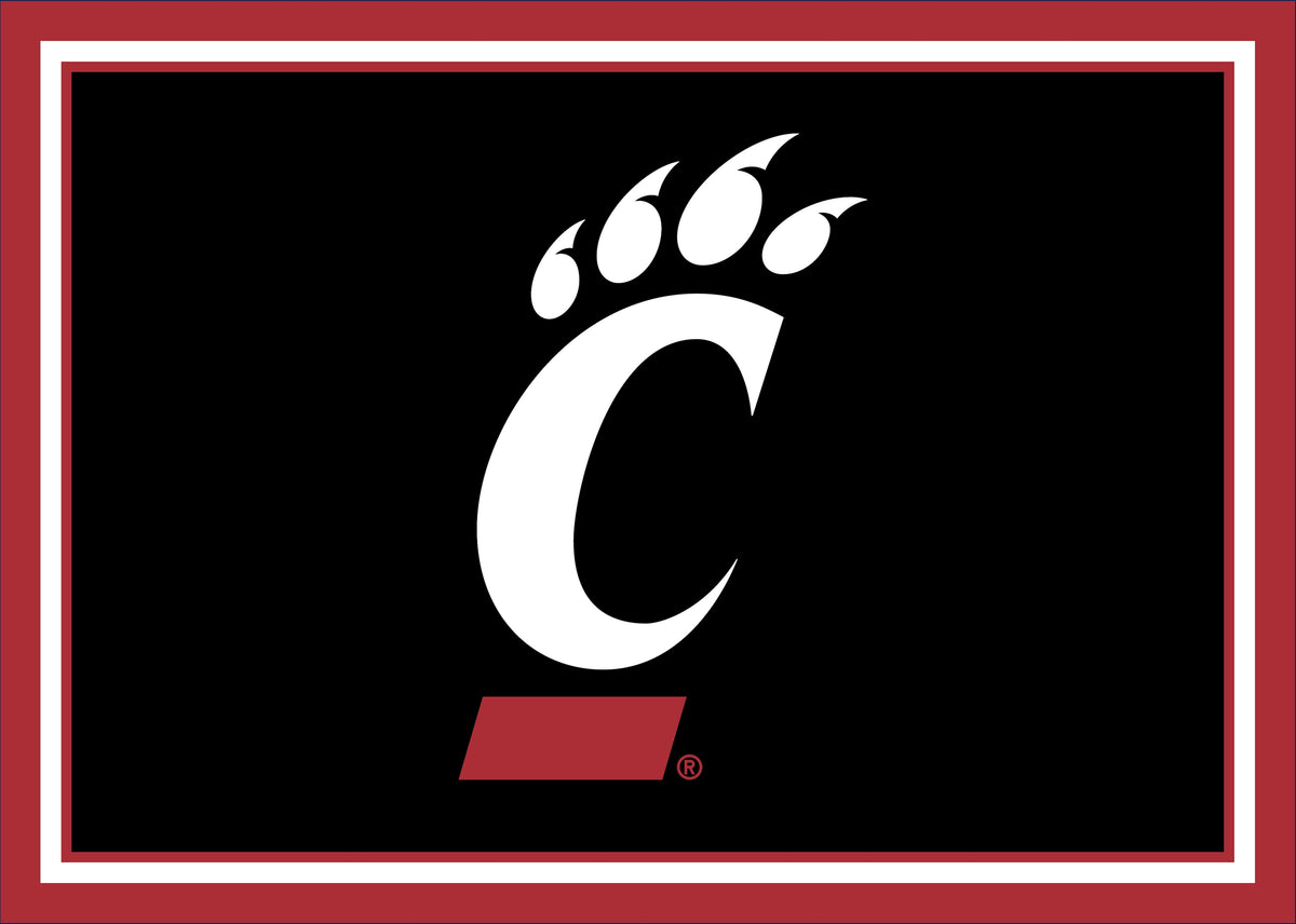 Cincinnati Bearcats Spirit Rug - Officially Licensed NCAA Area Rug