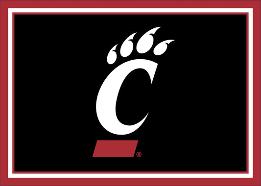 Cincinnati Bearcats Spirit Rug - Officially Licensed NCAA Area Rug