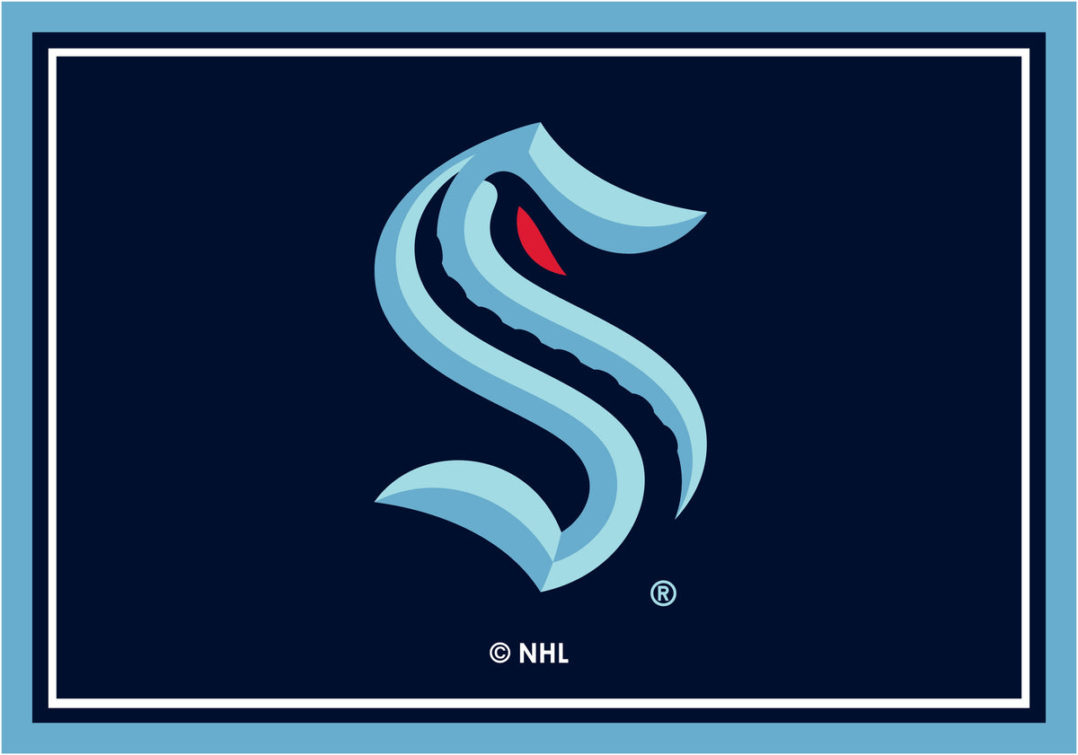 Seattle Kraken Spirit Rug - Officially Licensed NHL Area Rug