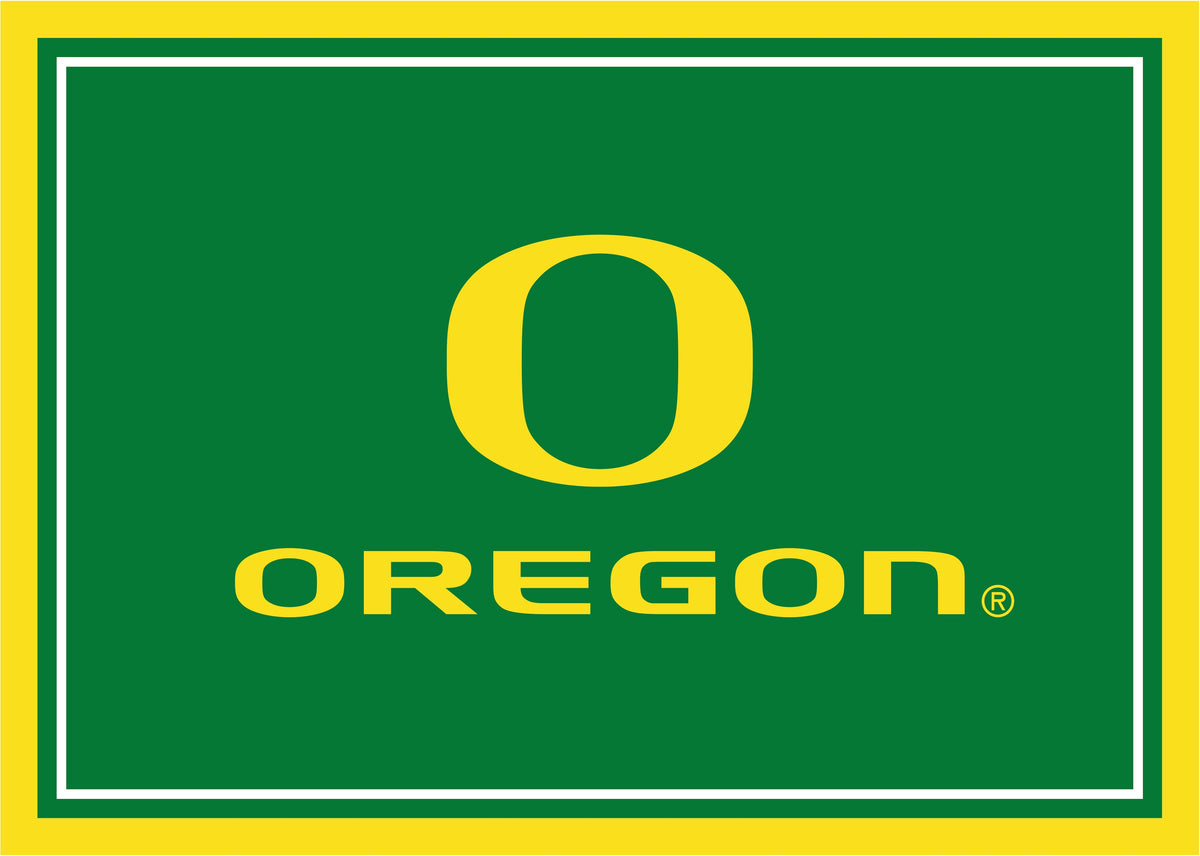 Oregon Ducks Spirit Rug - Officially Licensed NCAA Area Rug