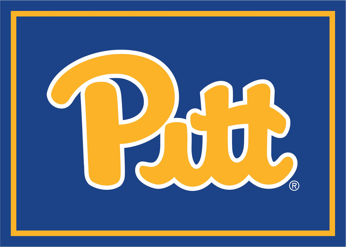 Pittsburgh Panthers Spirit Rug - Officially Licensed NCAA Area Rug