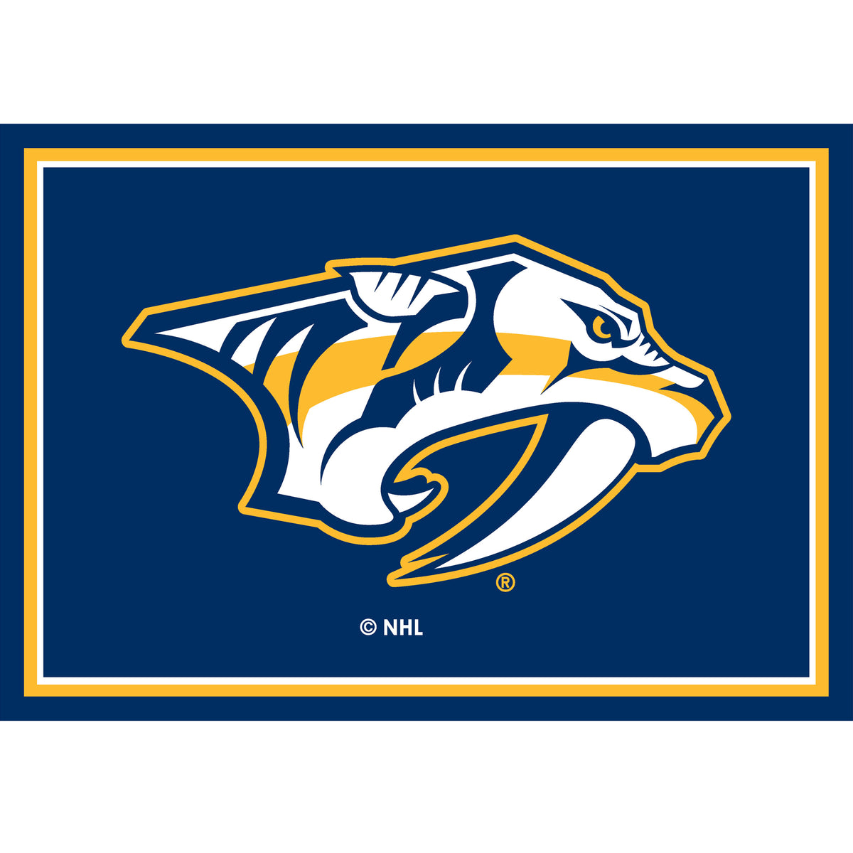 Nashville Predators Spirit Rug - Officially Licensed NHL Area Rug