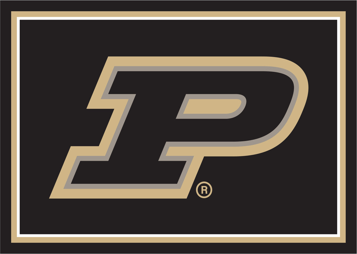 Purdue Boilermakers Spirit Rug - Officially Licensed NCAA Area Rug